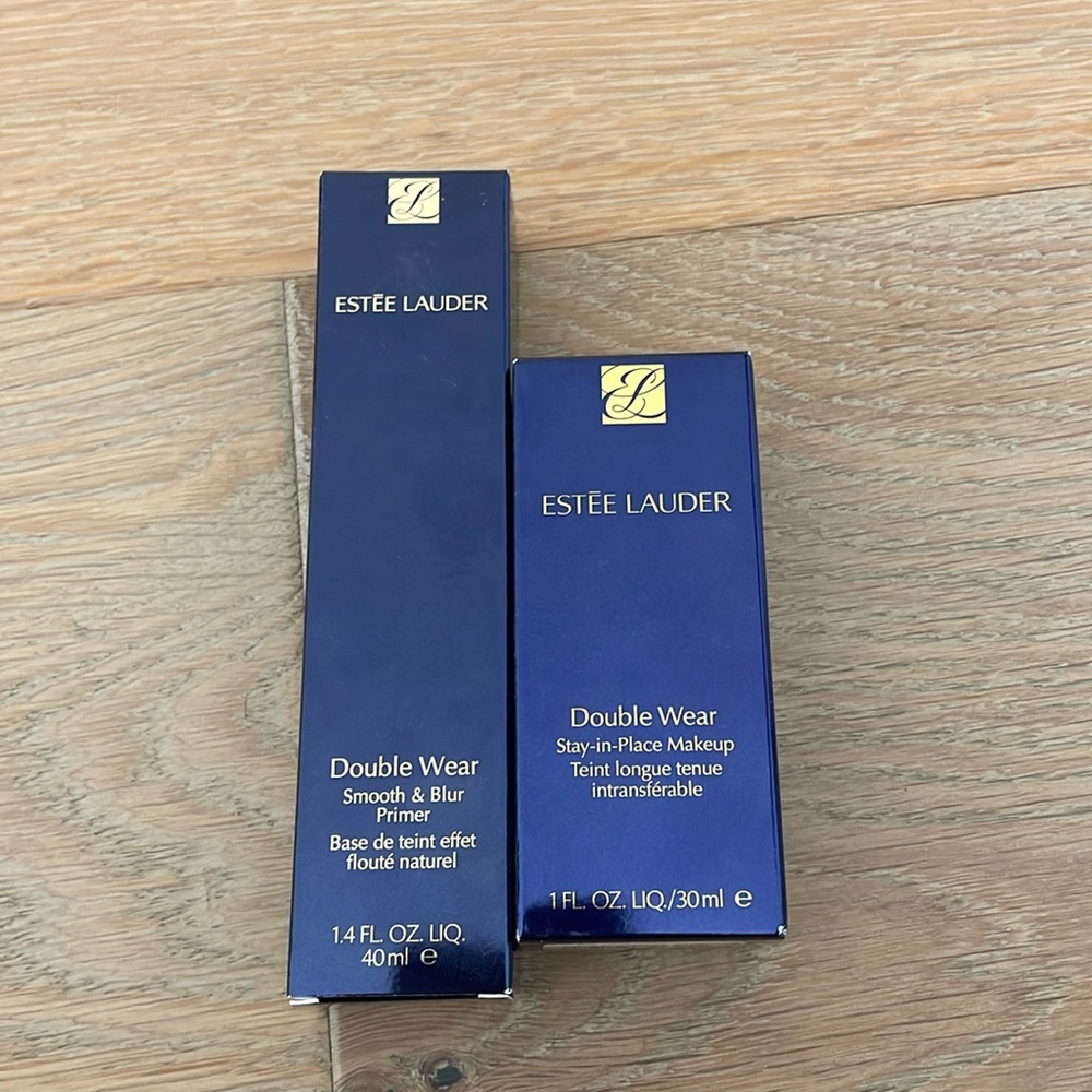 Estée Lauder foundation and primer